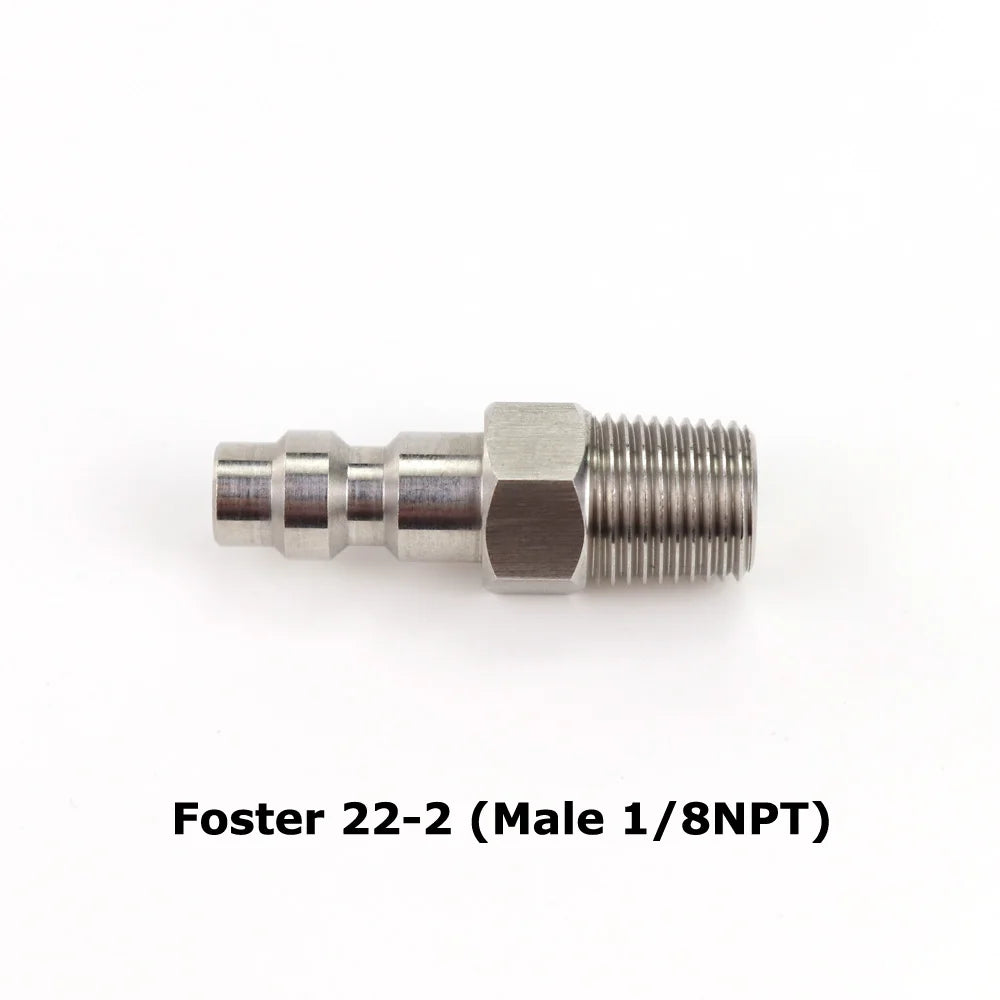 US Airsoft HPA Magazine Taps Valve Adapter Foster Quick Disconnect Coupler