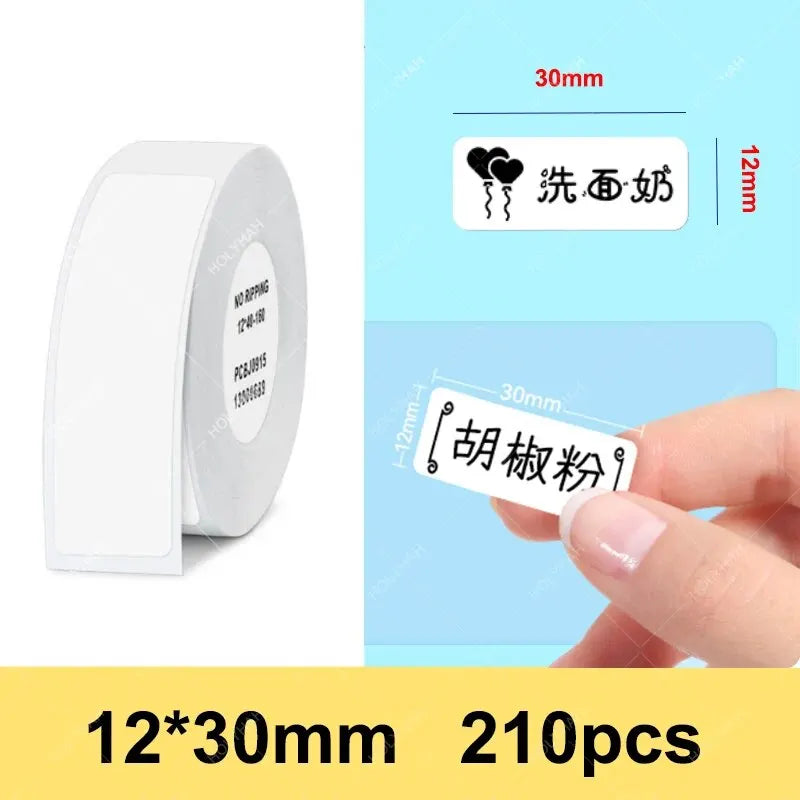 Niimbot D11 D110 D101 Mini Thermal Label Printer Paper Waterproof Anti-Oil Printing Label No Glue Scratch-Resistant Tape Sticker ALPENZO