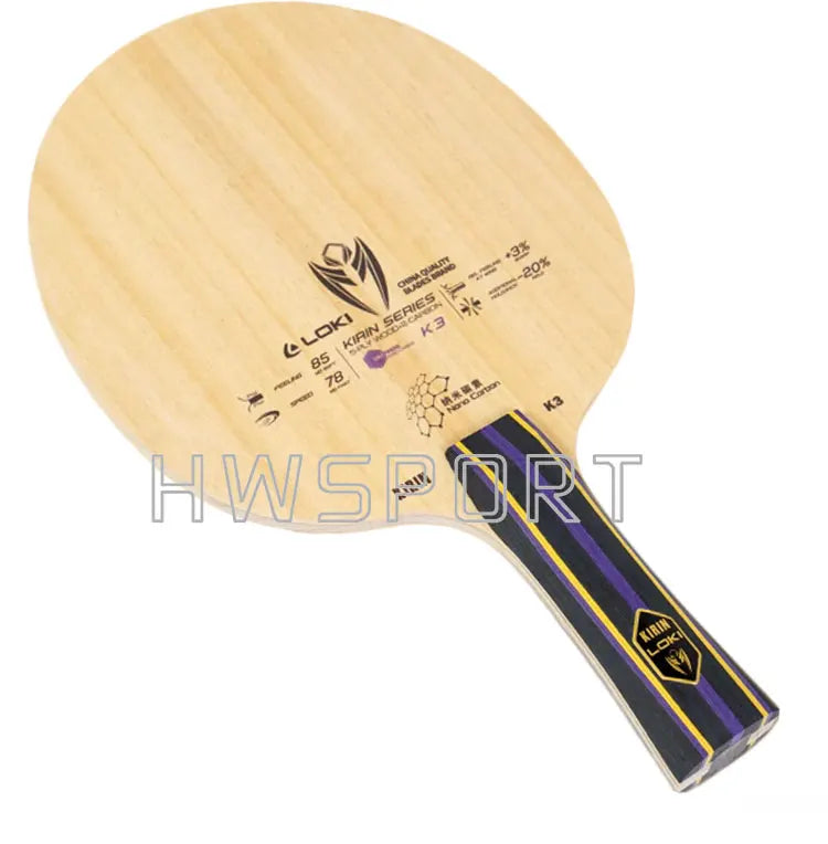 LOKI Kirin K1 K2 K3 Table Tennis Blade Offensive Entry Ping Pong Blade 5+2 Layers Base Board FL Grip