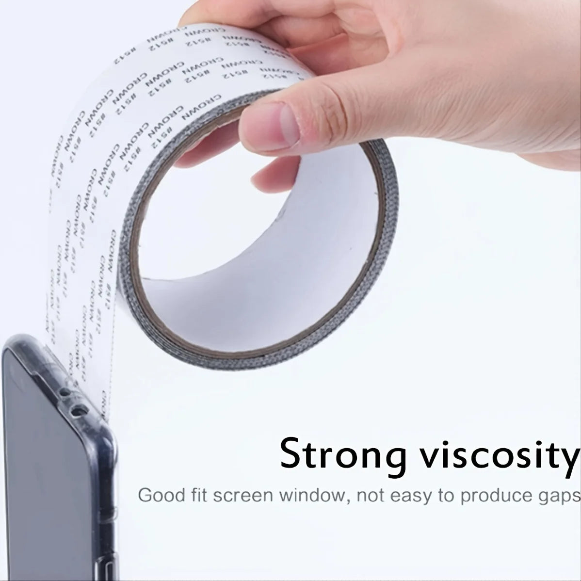 5mm/2m Self-adhesive Window Screen Repair Subsidy Anti-bug Fly Mesh Perforation Tape Is Durable - ALPENZO