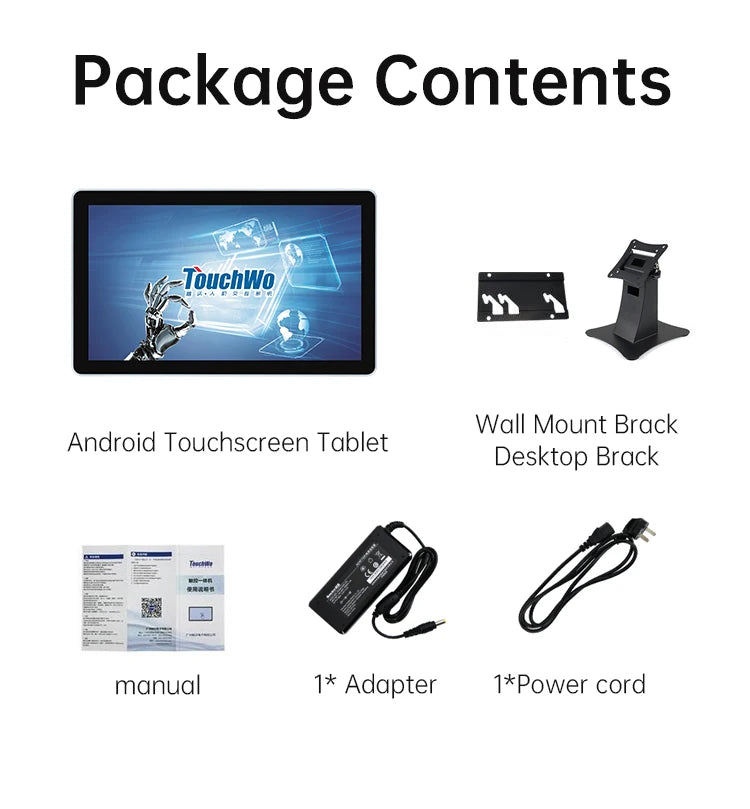 10 15.6 18.5 21.5 Inch Android 11 POS Touchscreen Monitor Tablet Multi-Touch-Screen-Display for Retail Restaurant,, Bar, Gym - ALPENZO