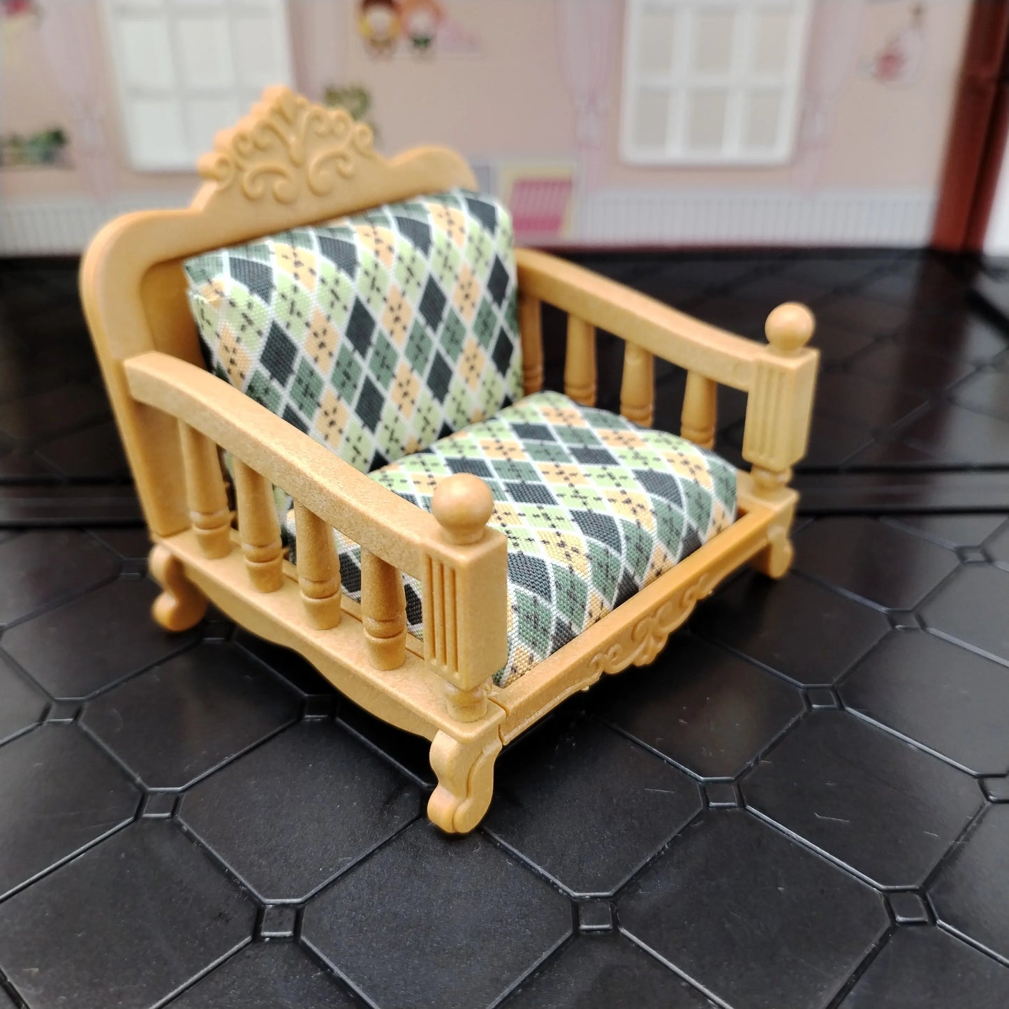 miniature items dollhouse furniture accessories living room bedroom supermarket shopping games family interaction doll kids toys ALPENZO