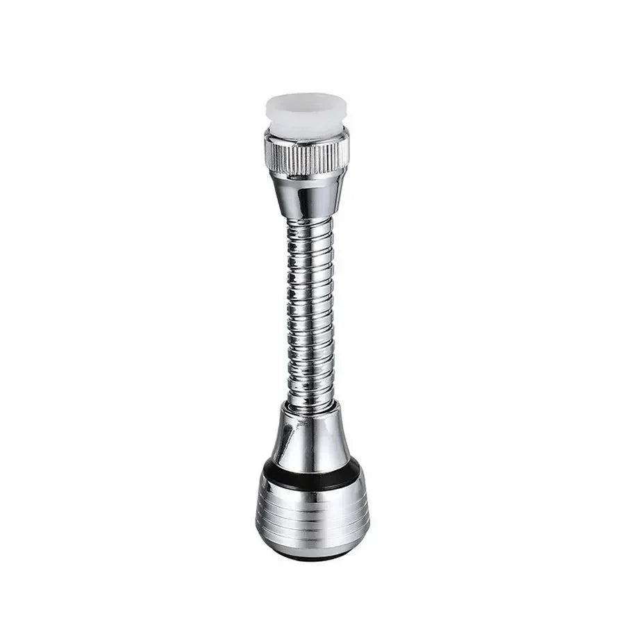 Kitchen Stainless Steel Faucet Sprinkler Water-saving Device Lengthening Rotating Splash Proof Sprinkler Spray Extender Bubbler - ALPENZO