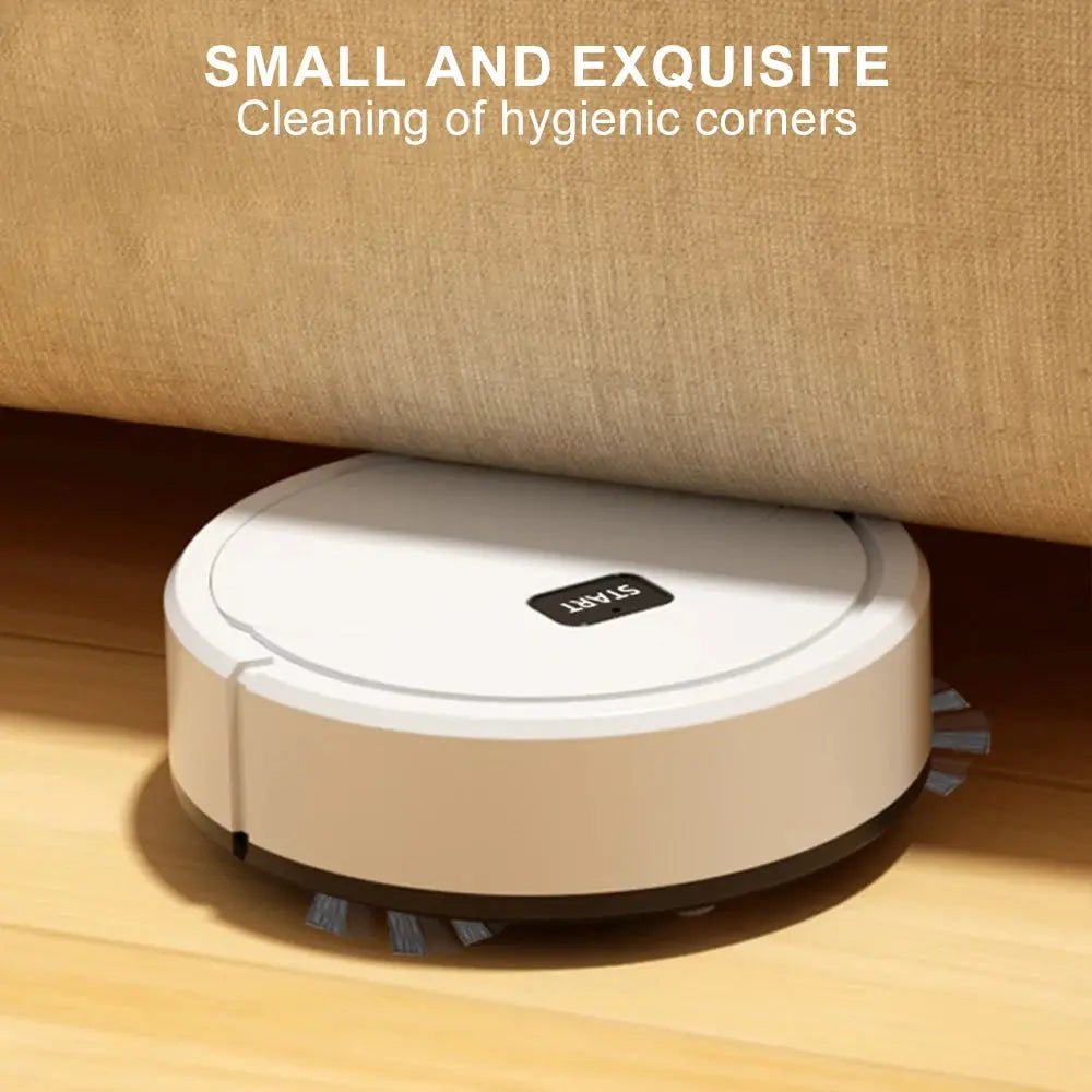 Fully Automatic Sweeping Robot Sweep Vacuum Cleaner Mopping The Floor Mini Cleaner Home Use Lazybones Intelligent 3 In1 Sweeper - ALPENZO