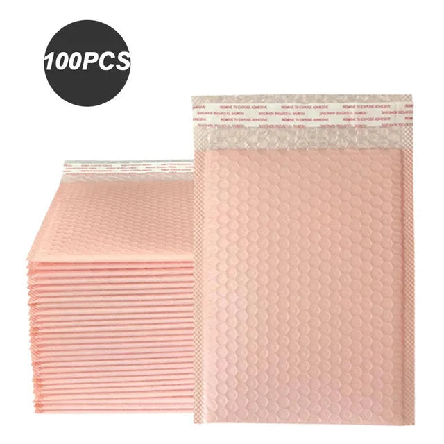 100 Pcs Black Bubble Packaging Envelope Mailing Envelopes Mailer Poly Green Envelope for Shipping Self Seal Bubble Bag Padding ALPENZO