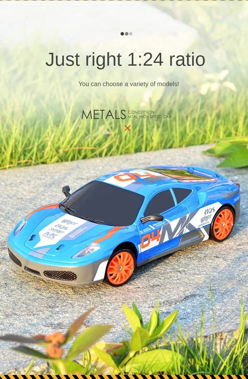 2.4G High speed Drift Rc Car 4WD Remote Control AE86 Model GTRPRO Vehicle Car RC Racing Cars Toy for Children Christmas Gifts ALPENZO