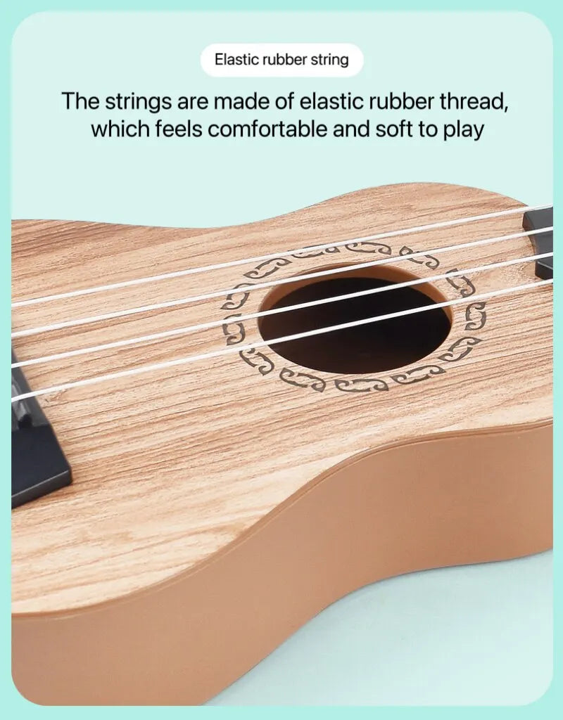 35cm Children Guitar Toy Can Be Used To Play Elementary Instruments With Paddles Simulating Yukrili Music Toys ALPENZO