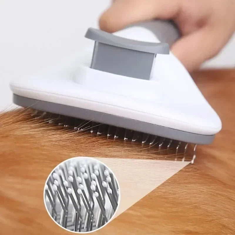 Pet Dog Brush Cat Comb Self Cleaning Pet Hair Remover Brush For Dogs Cats Grooming Tools Pets Dematting Comb Dogs Accessories - ALPENZO