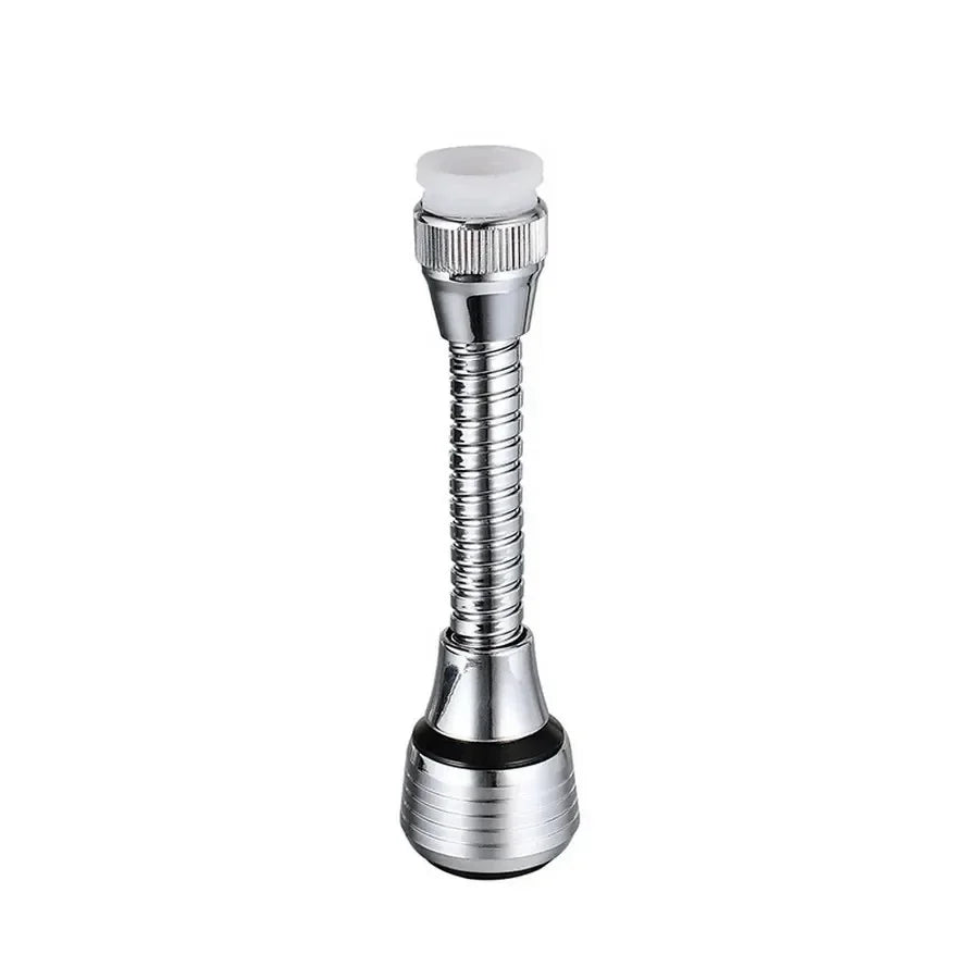 Kitchen Stainless Steel Faucet Sprinkler Water-saving Device Lengthening Rotating Splash Proof Sprinkler Spray Extender Bubbler - ALPENZO