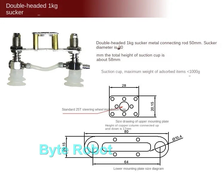 0.3/1/3/6/10/20kg Mechanical Arm Vacuum Pump Suction Cup with PWN Control Switch Sucker for Robot Arm UNO R3 Programmable Robot ALPENZO