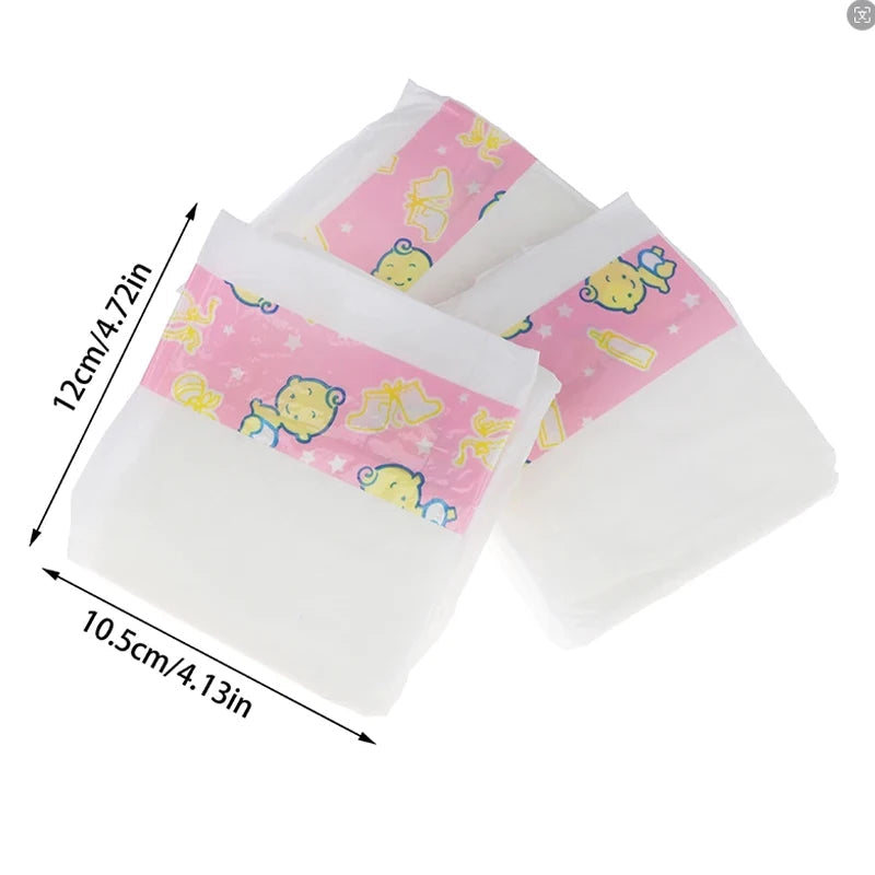 3pcs Diaper Pants Wear for Doll Accessory Gift Baby Born Accessories Kid DIY Toys ALPENZO