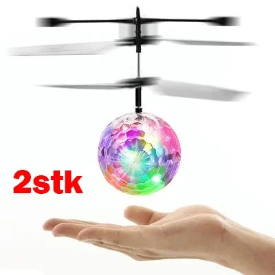 LED Flying Ball Infrared Induction Aircraft Gesture Control Toys Luminous Flight Balls Electronic Colorful Light Mini Helicopter ALPENZO