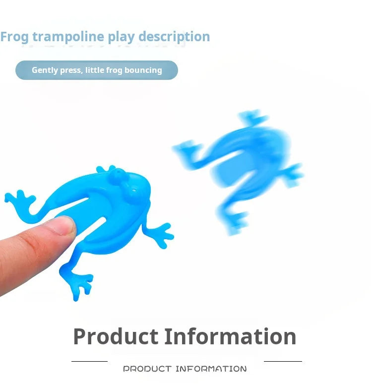 20pcs Solid Color Jumping Frog Plastic Bouncing Frog Jumping Frog Children Educational Toy,Gift for Kids Party Favors, Birthday ALPENZO