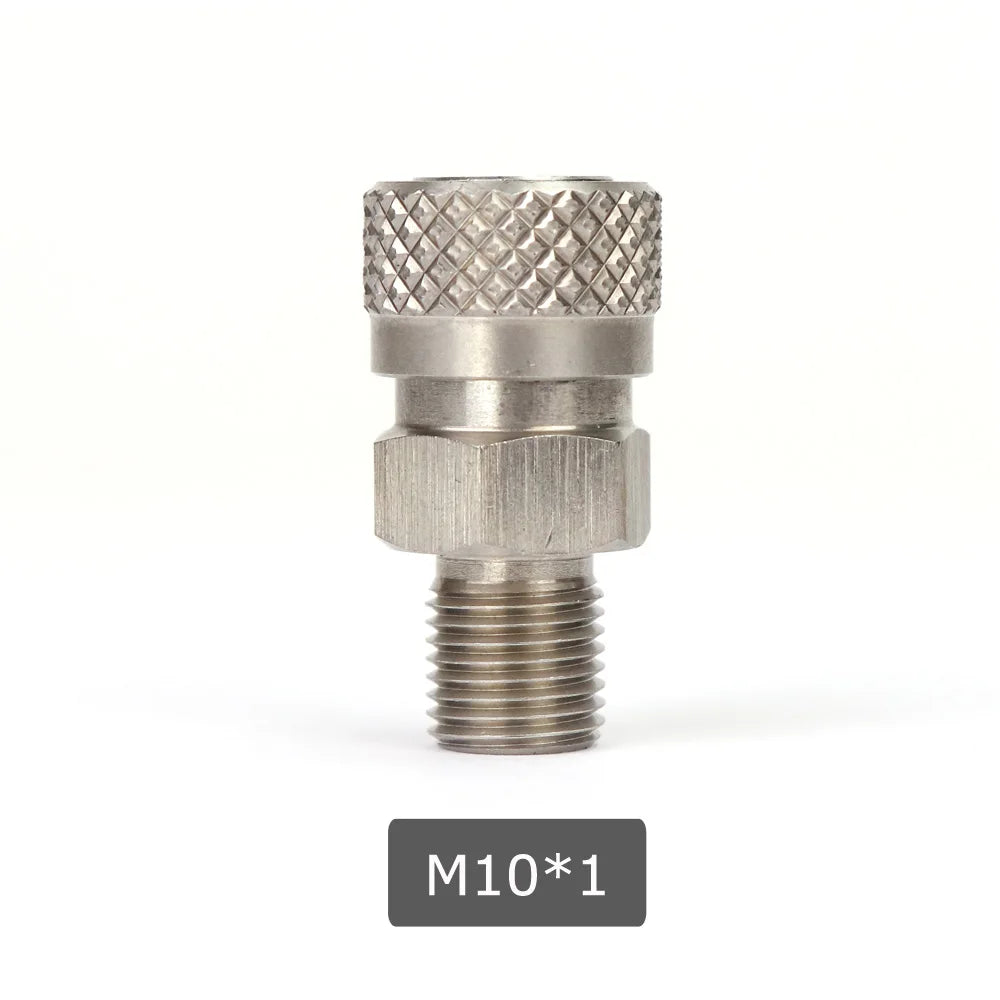 AIR CO2 Foster Quick Disconnect Male/Female Adaptor Fill Nipple Blind Plug | Thread 1/8NPT&1/8BSP&M10*1