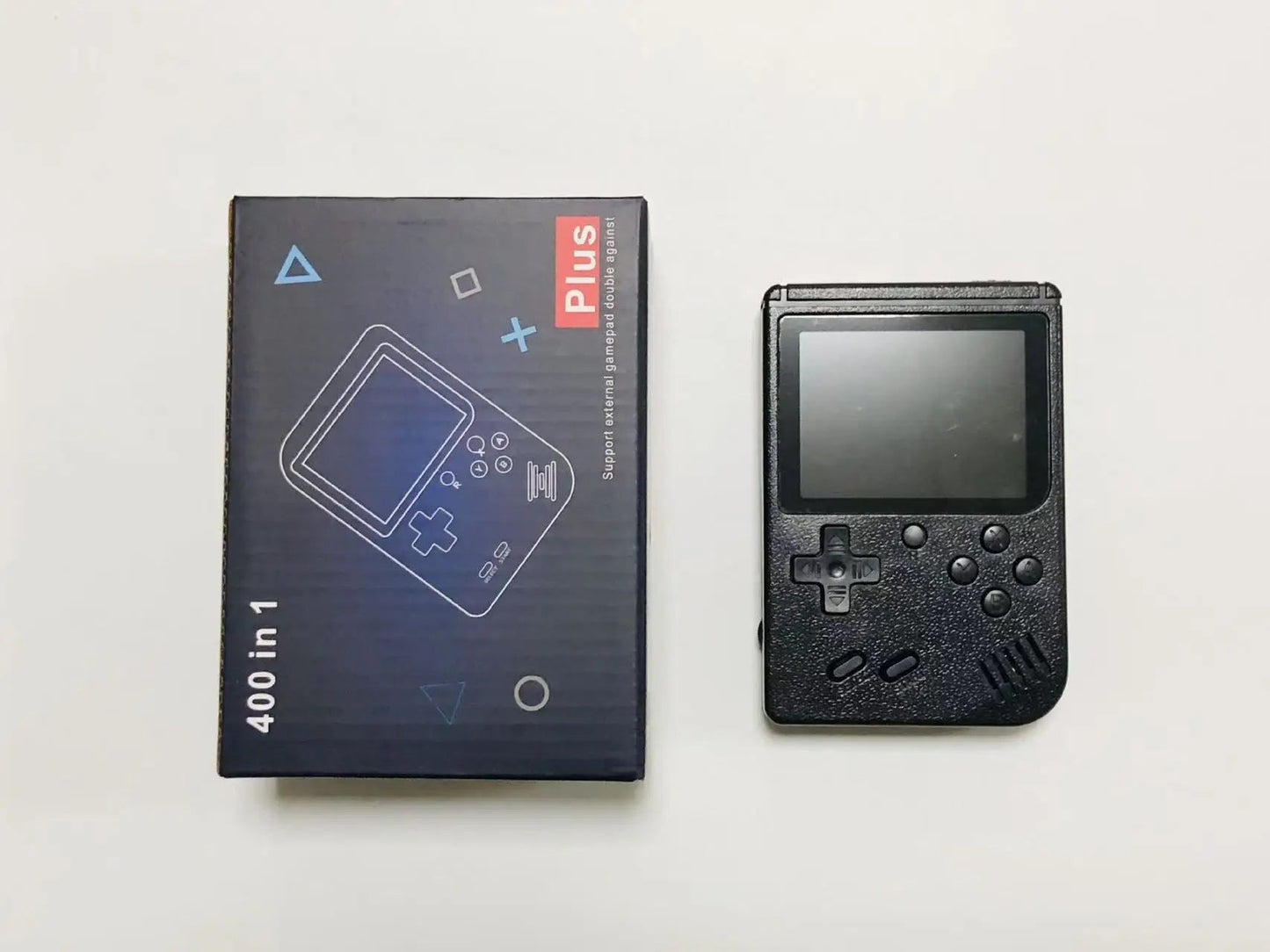 A Red Retro Classic Games Children's Handheld Small Game Console With 400 Game Charging Can Be Connected To The TV ALPENZO