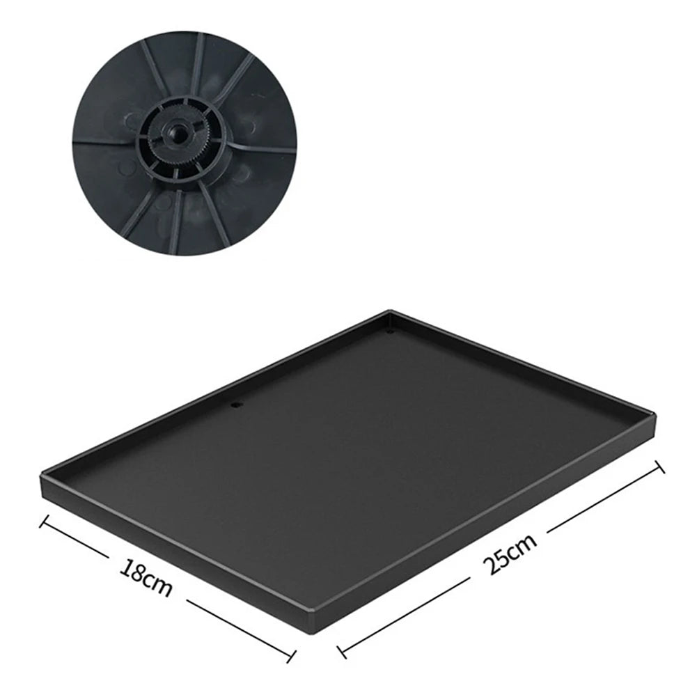Projectors Tray Tripod Stand Sound Card Projectors Tray Platform Holder Black Plastic 1/4in Screw Adapter