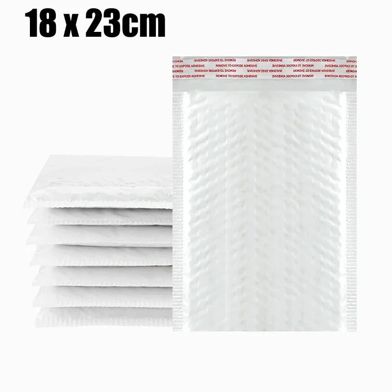 Multifunctional Self-Seal Business Mailing Packages White Foam Bubble Envelopes Adhesive Waterproof Shipping Bags for Packing ALPENZO