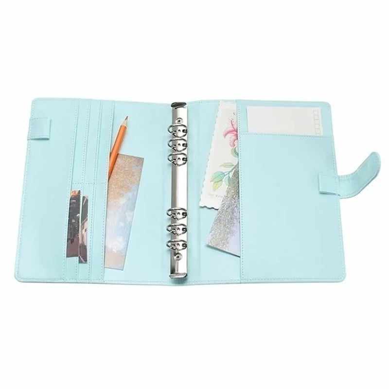 New Vintage Refillable Notebook File Folder Notepad Cover Leather Ring Binder Office Supplies ALPENZO