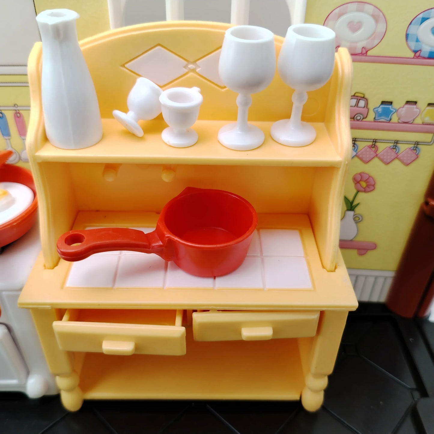 miniature items dollhouse furniture accessories living room bedroom supermarket shopping games family interaction doll kids toys ALPENZO