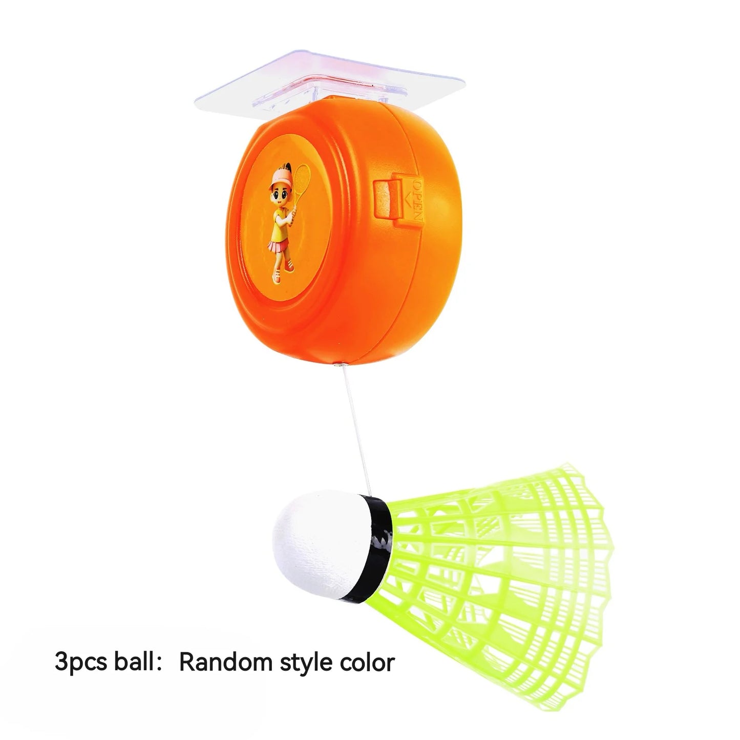 Single-Player Badminton Trainer Self-Study Badminton Rebounds Device for Badminton Beginners and Amateurs