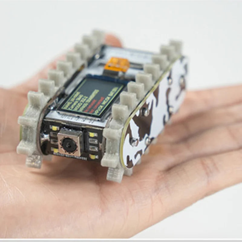 Esp32 Remote Control Tank Model Metal Chassis Tractor Crawler Balance Car Mount Truck Robot Chassis for Wifi RC Scout Robot Car ALPENZO