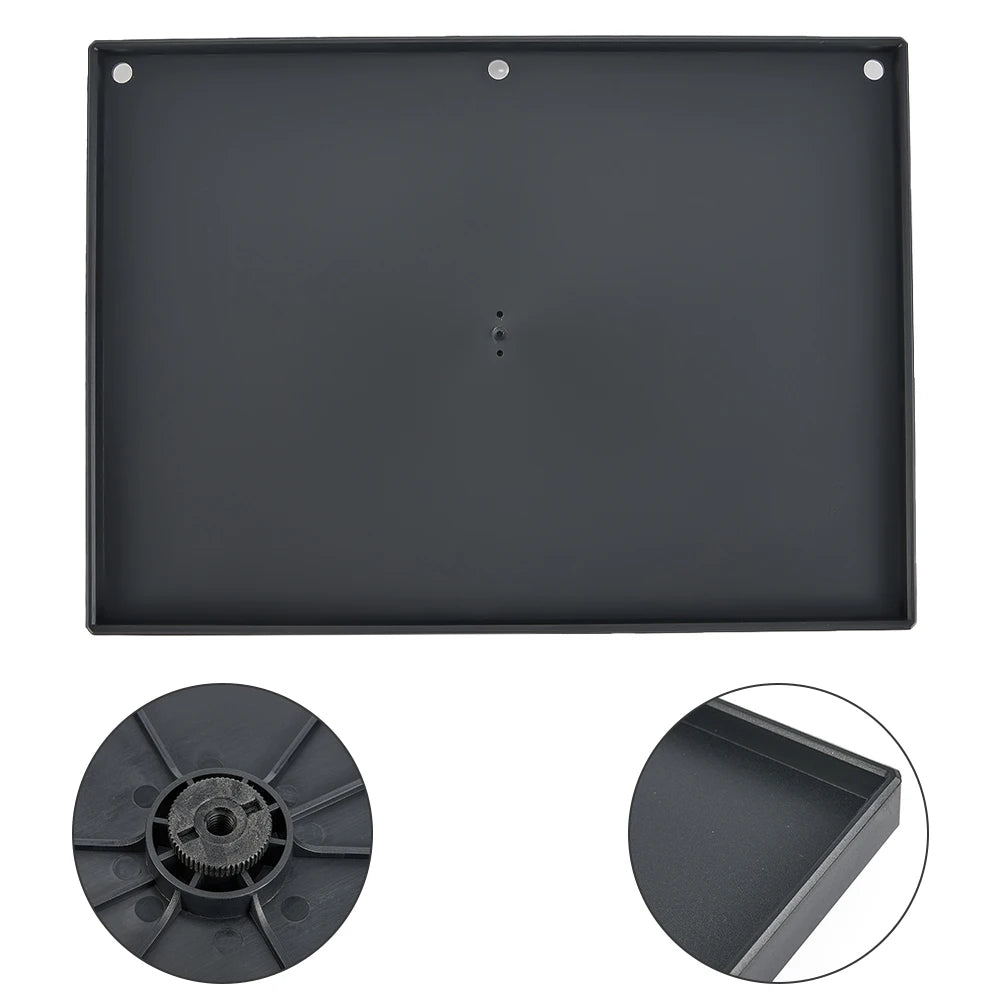 Projectors Tray Tripod Stand Sound Card Projectors Tray Platform Holder Black Plastic 1/4in Screw Adapter