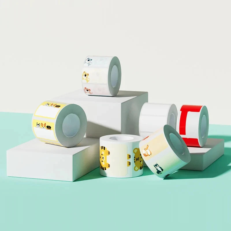 NiiMBOT B21 B1 B3S Round Label Printing Sticker Self-adhesive Thermal Waterproof Digital Number Cake Sealing Sticker Paper ALPENZO