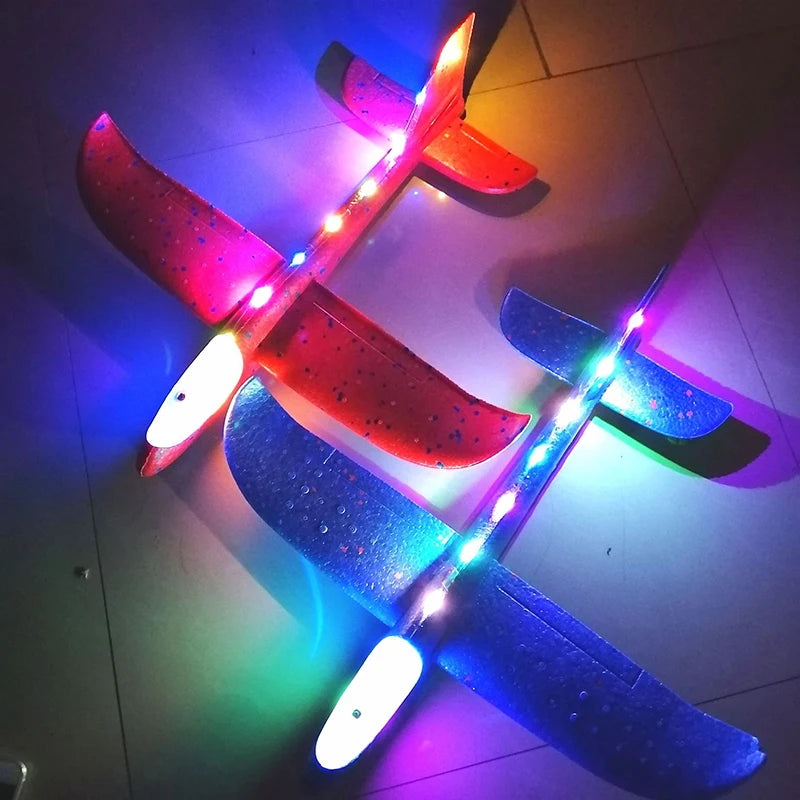 50CM Big Foam Plane Glider Hand Throw Airplane Light Inertial EPP Bubble Planes Outdoor Launch Kids Toys for Children Boys Gift ALPENZO