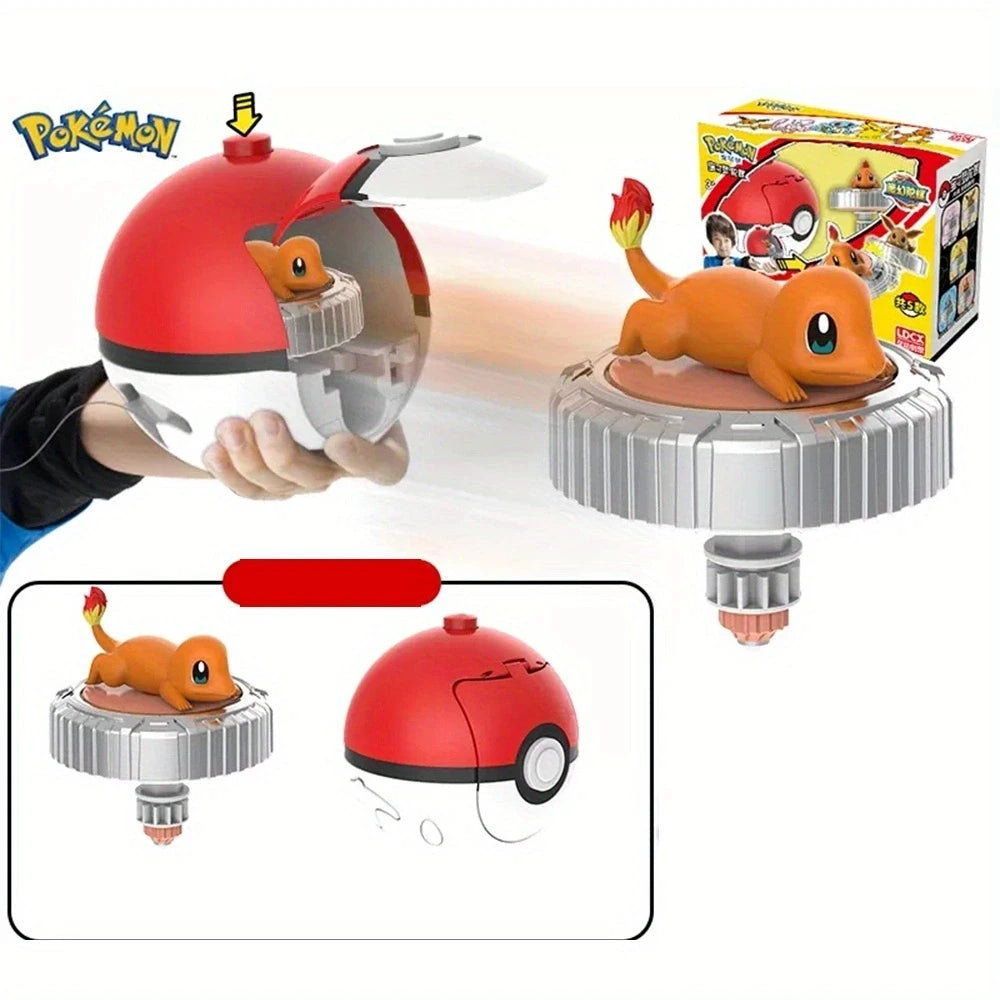 LDCX Pokemon Pet Elf Parents Children Interactive Children's Toy Gift Set 1 against Gyro Pikachu Squirtle Charmander Christmas ALPENZO