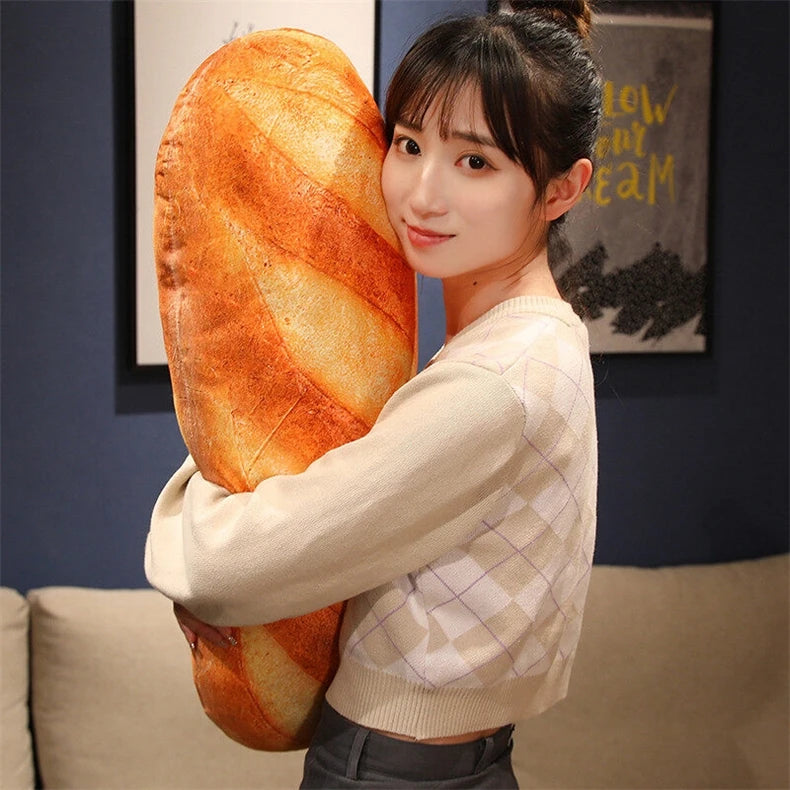 French Bread Pillow Plush Stuffed Printing Images Food Plushie Peluche Party Prop Decor Sleeping Companion Kits Gift Room Decor ALPENZO