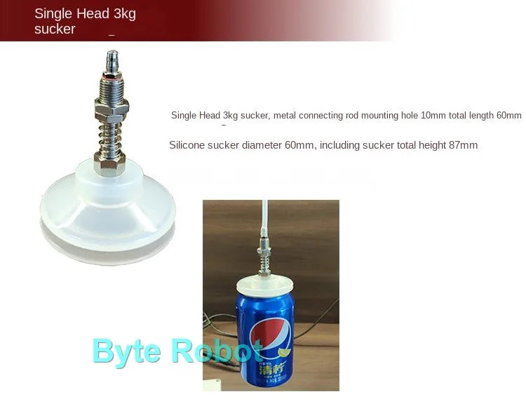 0.3/1/3/6/10/20kg Mechanical Arm Vacuum Pump Suction Cup with PWN Control Switch Sucker for Robot Arm UNO R3 Programmable Robot ALPENZO