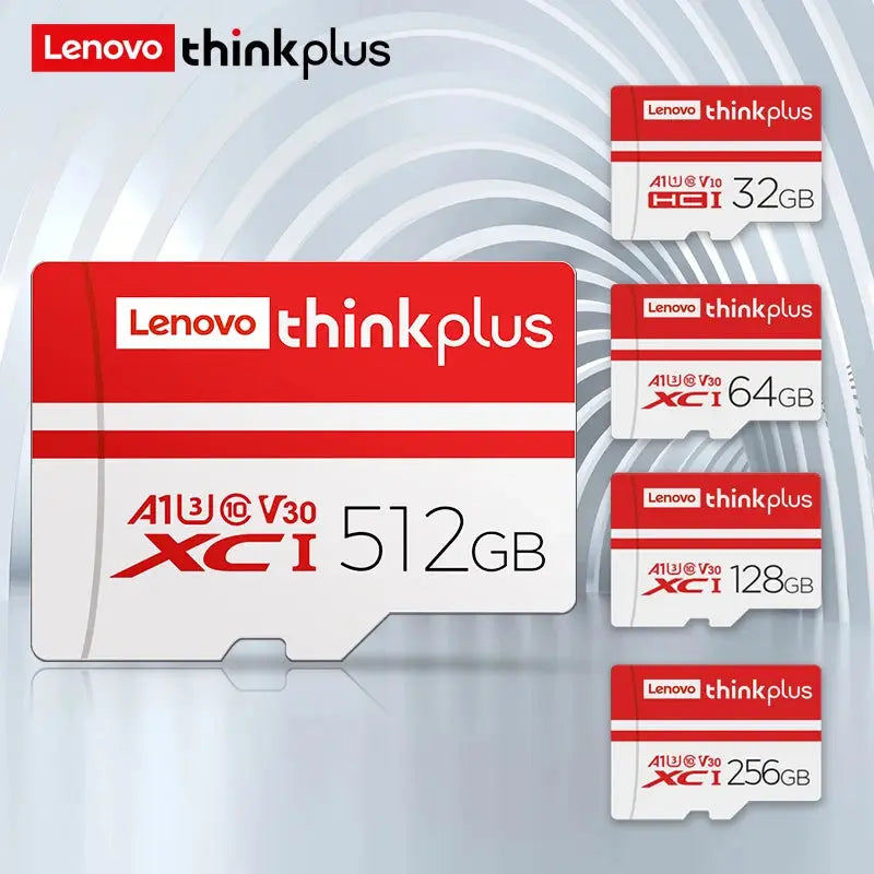 thinkplus Mini SD Card Class 10 TF Flash Card 32GB-256G Memory Card For Mobile Phone PC Speaker HD Camera Game Switch for Lenovo - ALPENZO