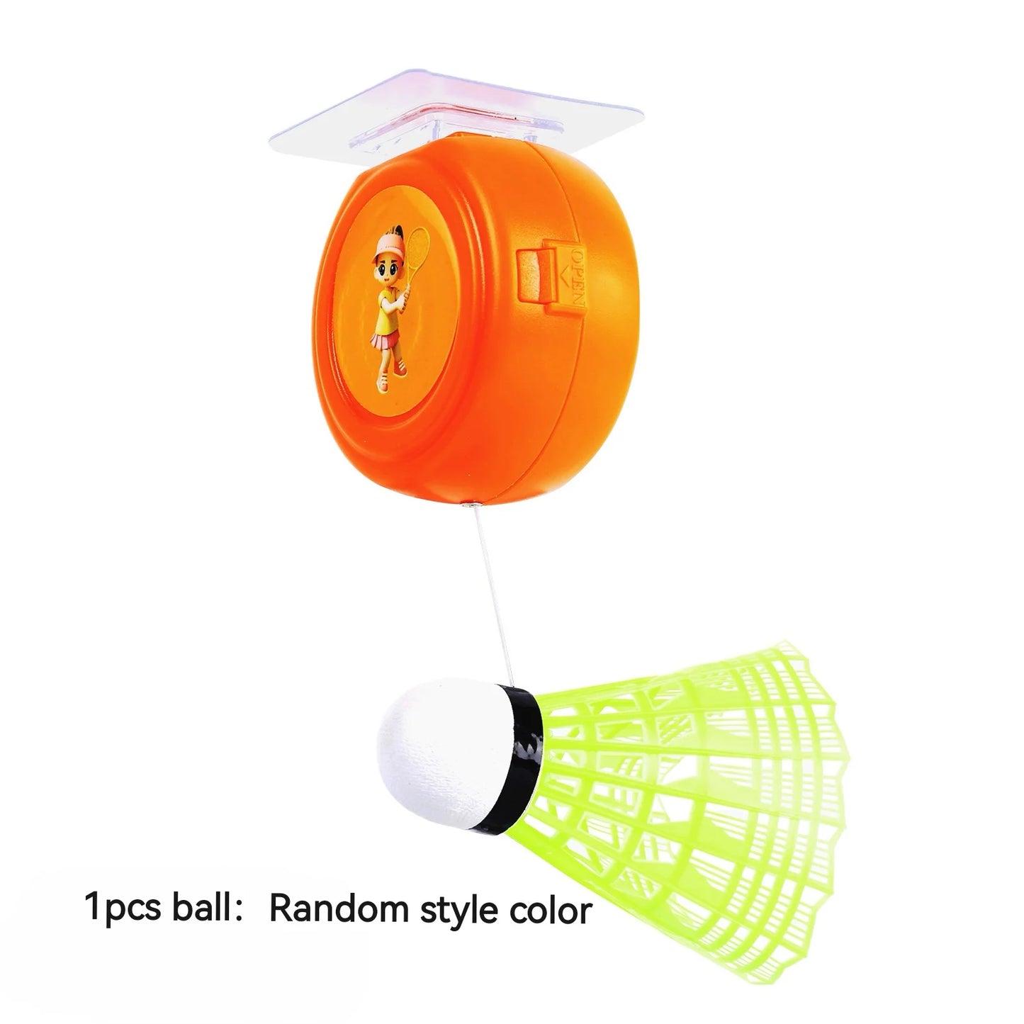 Single-Player Badminton Trainer Self-Study Badminton Rebounds Device for Badminton Beginners and Amateurs