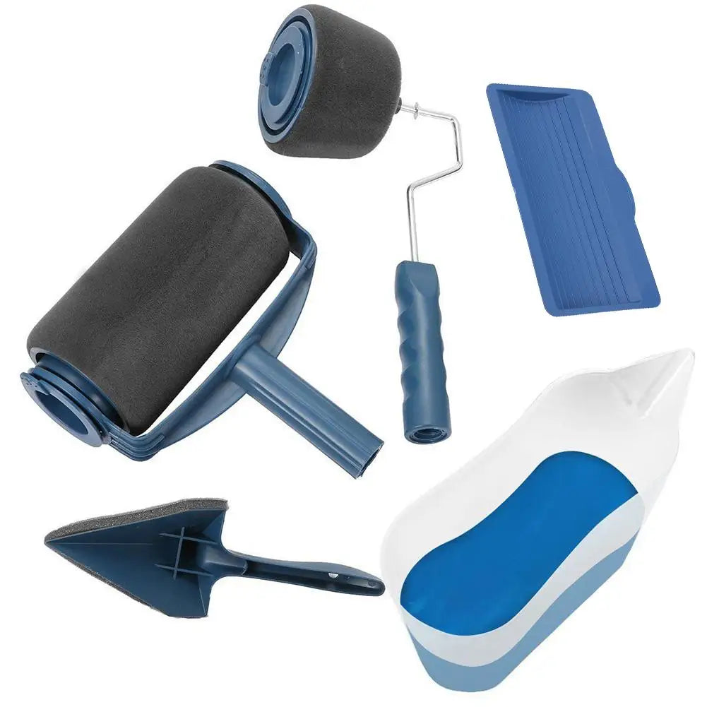 Paint Brush Roller Corner Brushes Set Household Use Wall Decorative Professional DIY Painting Brush Handle Tool - ALPENZO