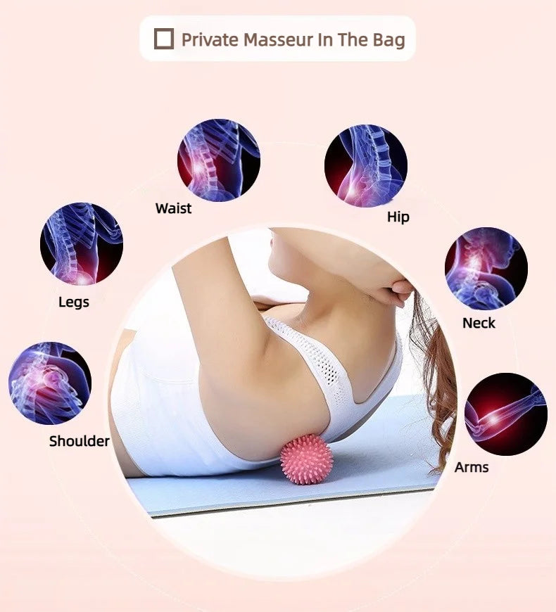 Sport Massage Ball Myofascial Release Massager Spiky Roller For Deep Tissue Trigger Point Muscle Recovery Pain Relief Durable