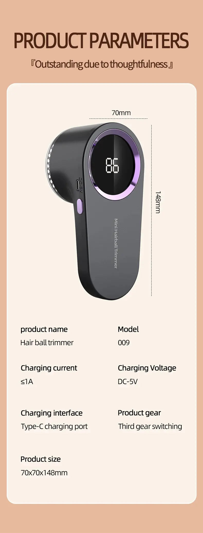 Portable Hair Ball Trimmer Home Clothes Shaving Machine Pill Removal Tool Shaver Lint Remover For Sweater USB Rechargeable - ALPENZO