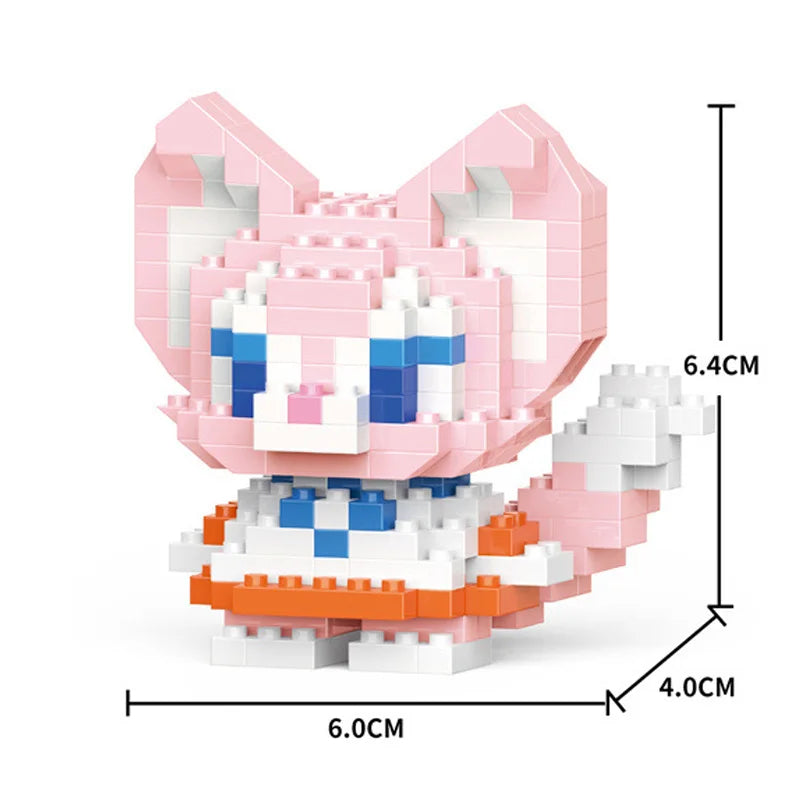Stitch LinaBell StellaLou Building Blocks Cartoon Character Assembled Model building block Dolls Toys Children Gifts ALPENZO