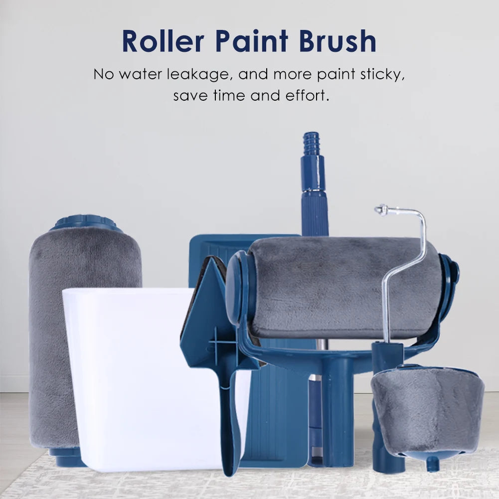 Paint Brush Roller Corner Brushes Set Household Use Wall Decorative Professional DIY Painting Brush Handle Tool - ALPENZO