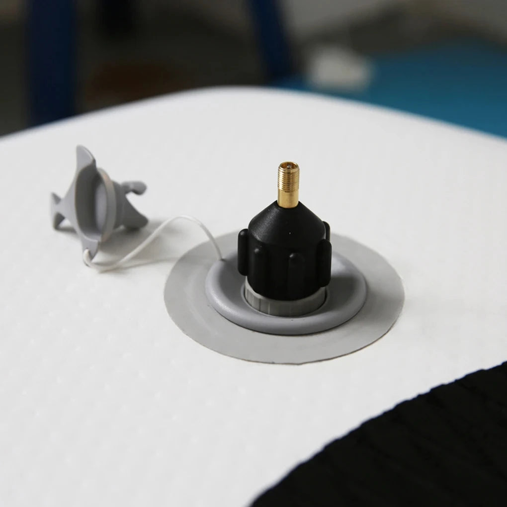Air Valve Adaptor Dustproof Wear-resistant Rowing Boat Air Valve Adaptor Nylon Kayak Inflatable Pump Adapter for SUP Board Boat