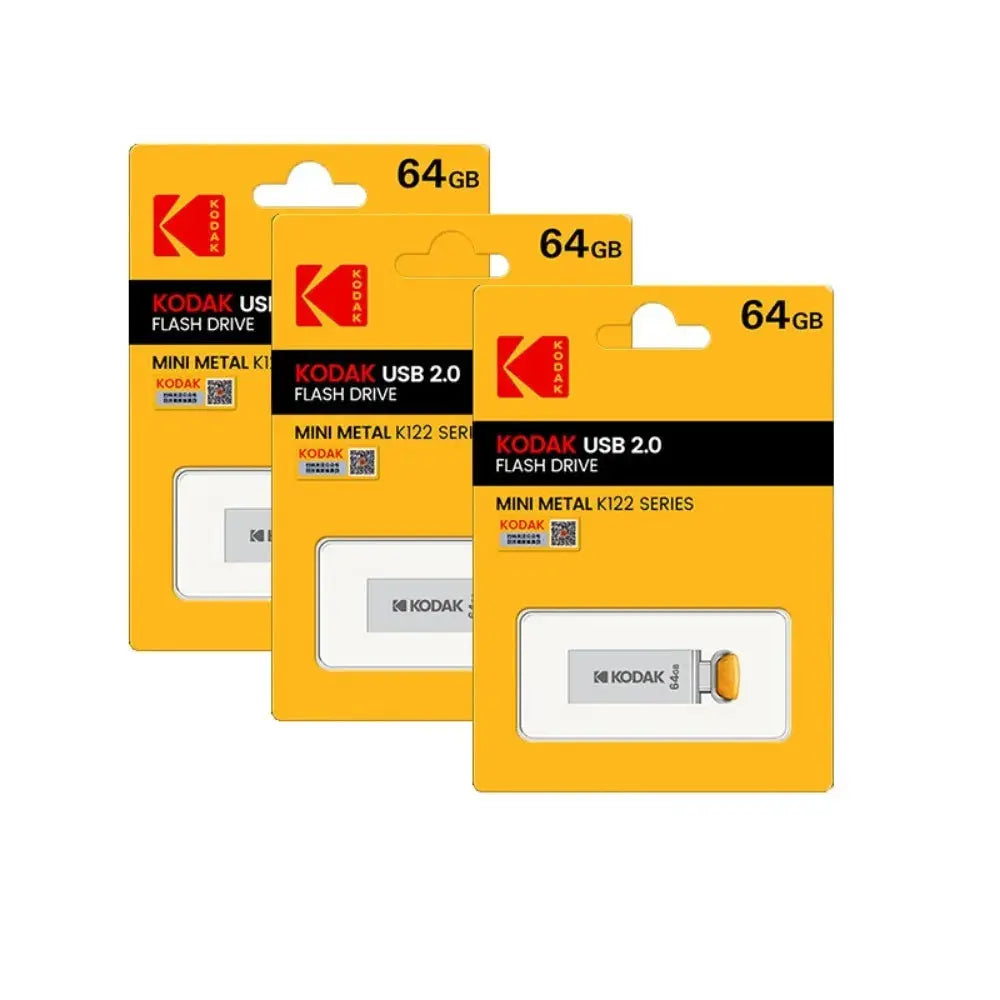 Kodak KODAK K122 USB2.0 mini full metal USB flash drive high speed car 32G-128G computer office USB flash drive - ALPENZO