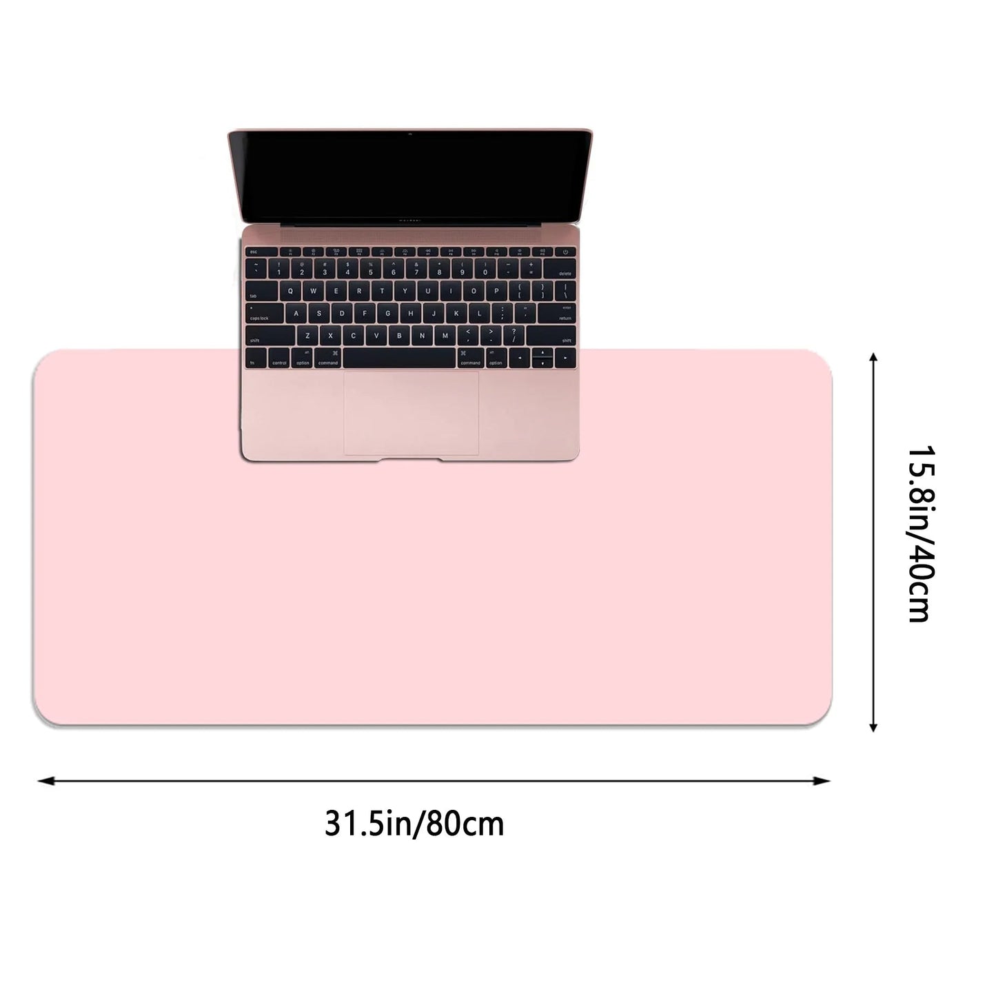 PU Leather Desk Pad with Suede Base, Multi-Color Non-Slip Mouse Pad, Waterproof Desk Writing Mat, Large Desk Blotter Protector ALPENZO