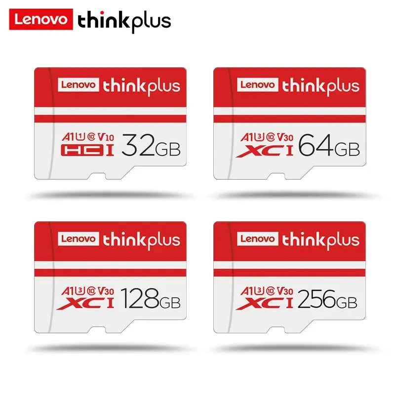 thinkplus Mini SD Card Class 10 TF Flash Card 32GB-256G Memory Card For Mobile Phone PC Speaker HD Camera Game Switch for Lenovo - ALPENZO