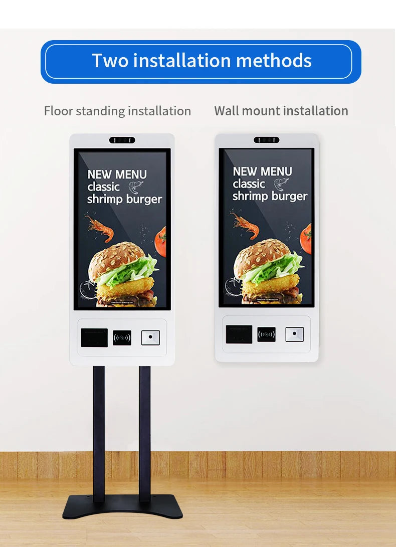 TouchWo 27 32 inch Windows/Android OS Capacitive Touch Screen Pc Touchscree Self Service Ticket/Payment/Ordering Kiosk - ALPENZO