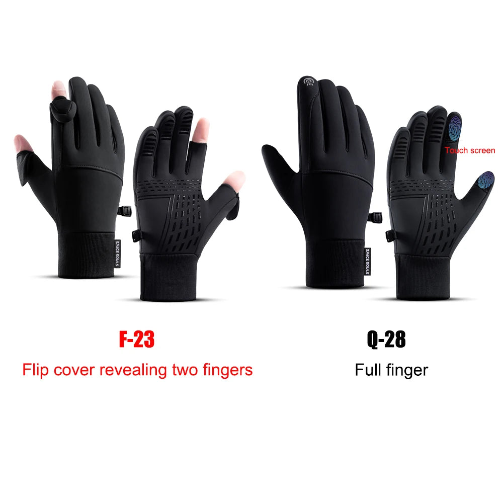 Winter Men's Women's Warm Gloves Windproof Waterproof Touchscreen Gloves Outdoor Sports Running Fishing Cycling Skiing GloveS