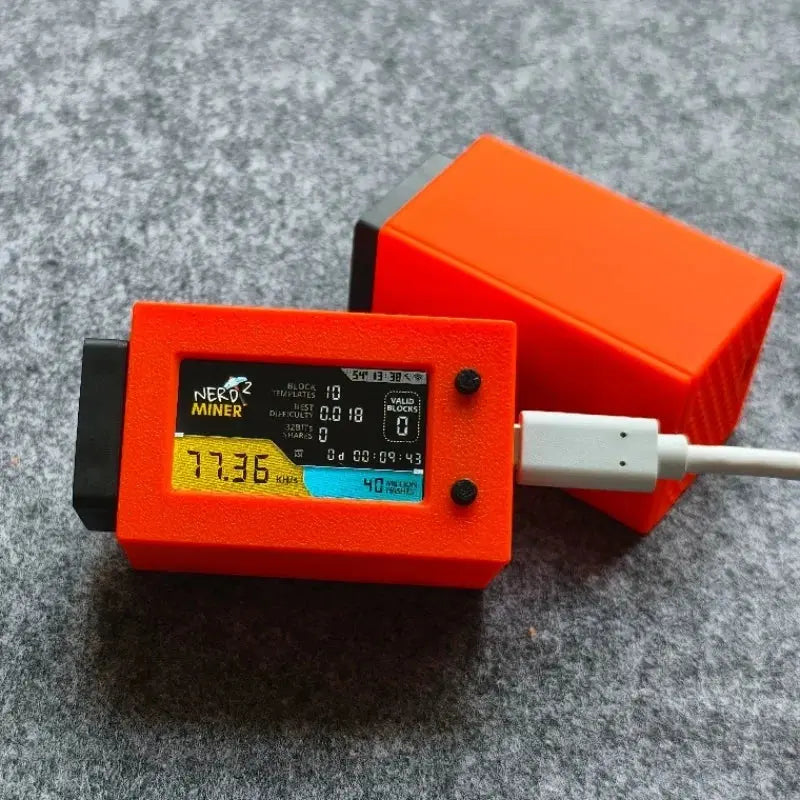 Nerdminer v2 Firmware 1.6.3 Original Board T-display S3 Hashrate 78K/S BTC Lottery Solo Miner Nerd Miner - ALPENZO