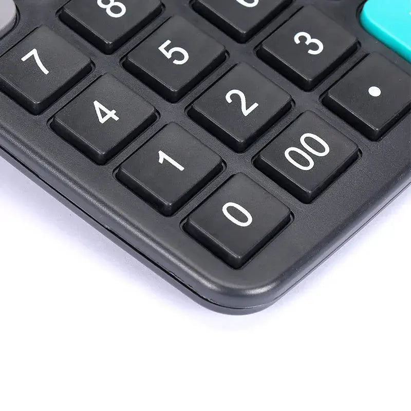 12-Digit Large LCD Display Calculator Standard Function Calculator with Solar & Battery Dual Power for Home Basic Desktop Office - ALPENZO