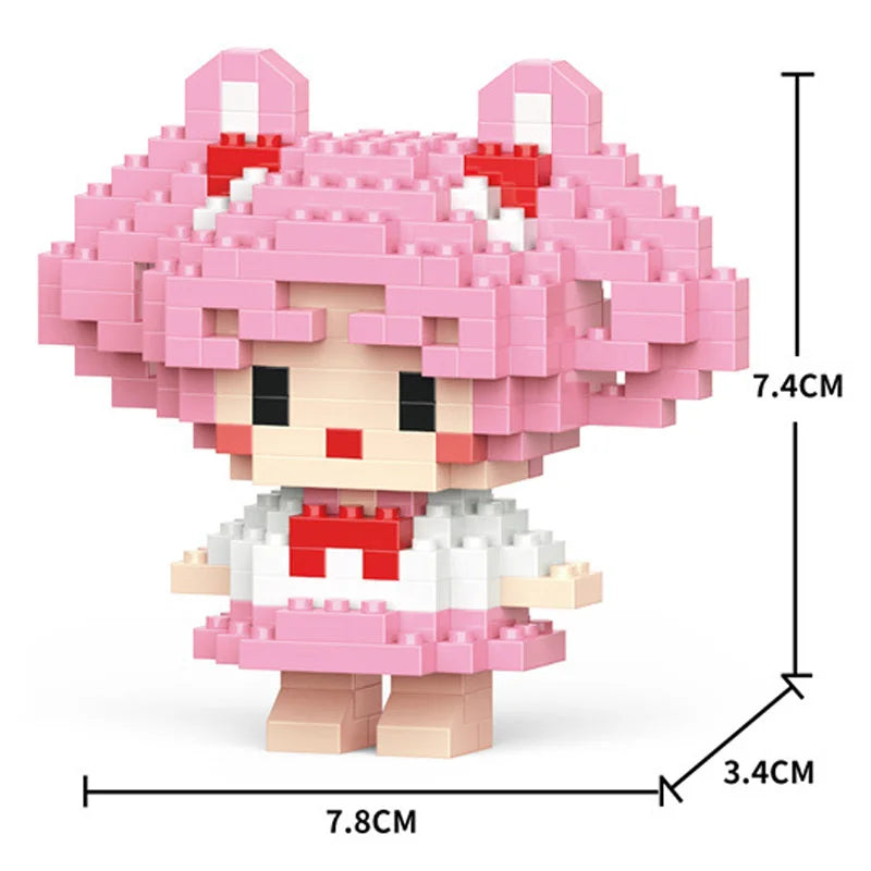 Stitch LinaBell StellaLou Building Blocks Cartoon Character Assembled Model building block Dolls Toys Children Gifts ALPENZO