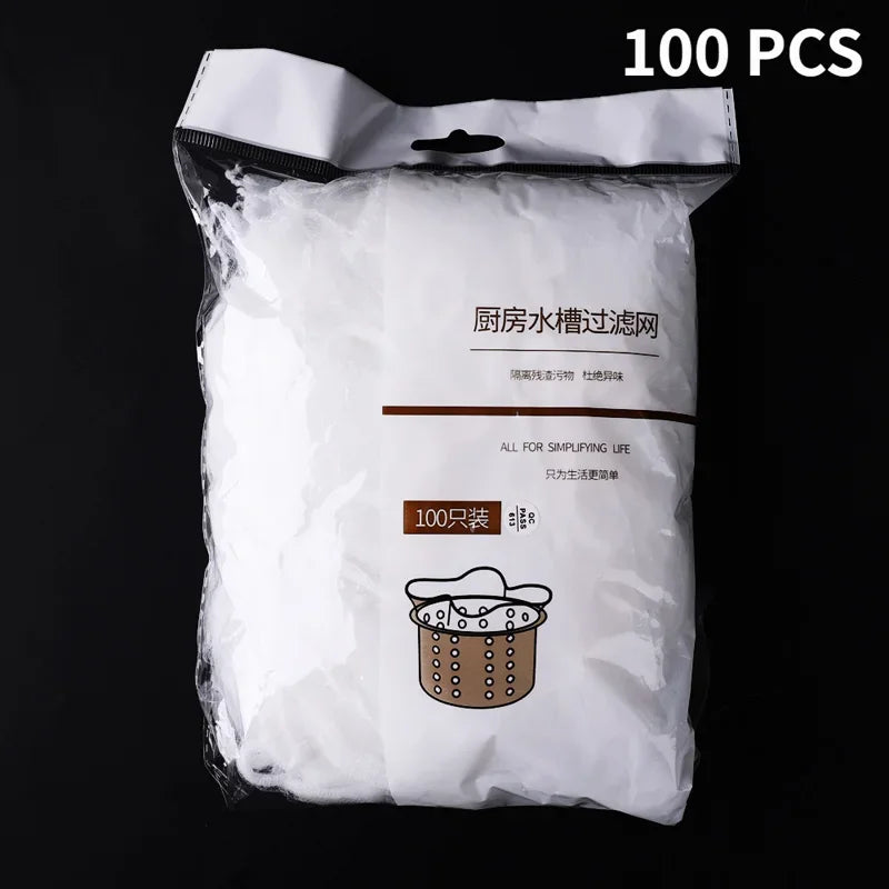 Kitchen Sink Filter Mesh Bags Strainer Anti Blocking Drain Hole Cleaning Net Garbage Bag Meal Residue Pool Mesh Bag for Drainage - ALPENZO