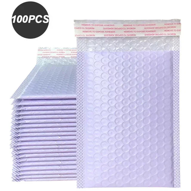 100 Pcs Black Bubble Packaging Envelope Mailing Envelopes Mailer Poly Green Envelope for Shipping Self Seal Bubble Bag Padding ALPENZO