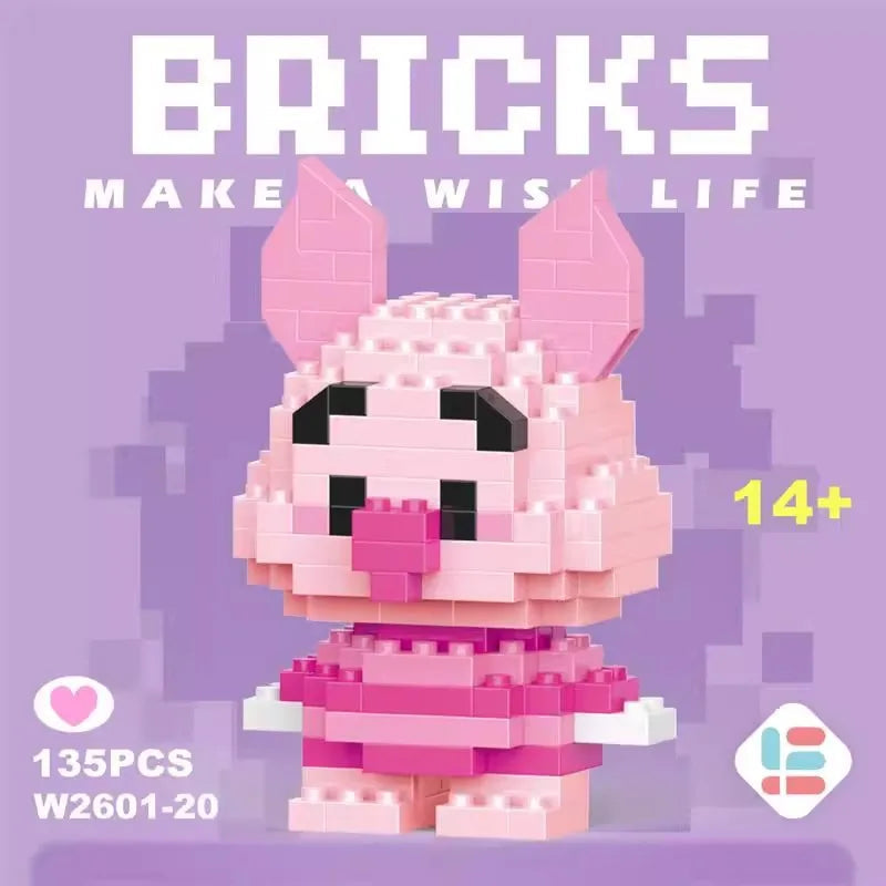 Stitch LinaBell StellaLou Building Blocks Cartoon Character Assembled Model building block Dolls Toys Children Gifts ALPENZO